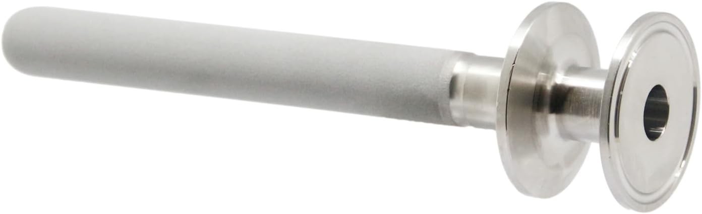 QiiMii Stainless Steel 1.5" Tri-Clamp Diffusion Stone 2 Micron Aeration Stone