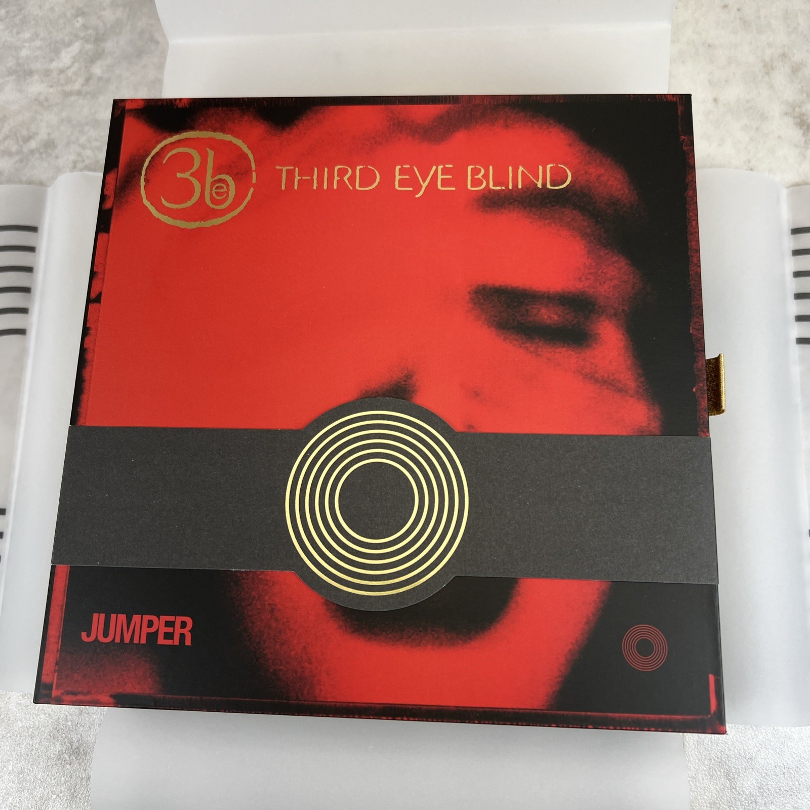 Third Eye Blind Jumper Gold Record- 5 Inch- 24 Karat - Rare- Limited Edition New