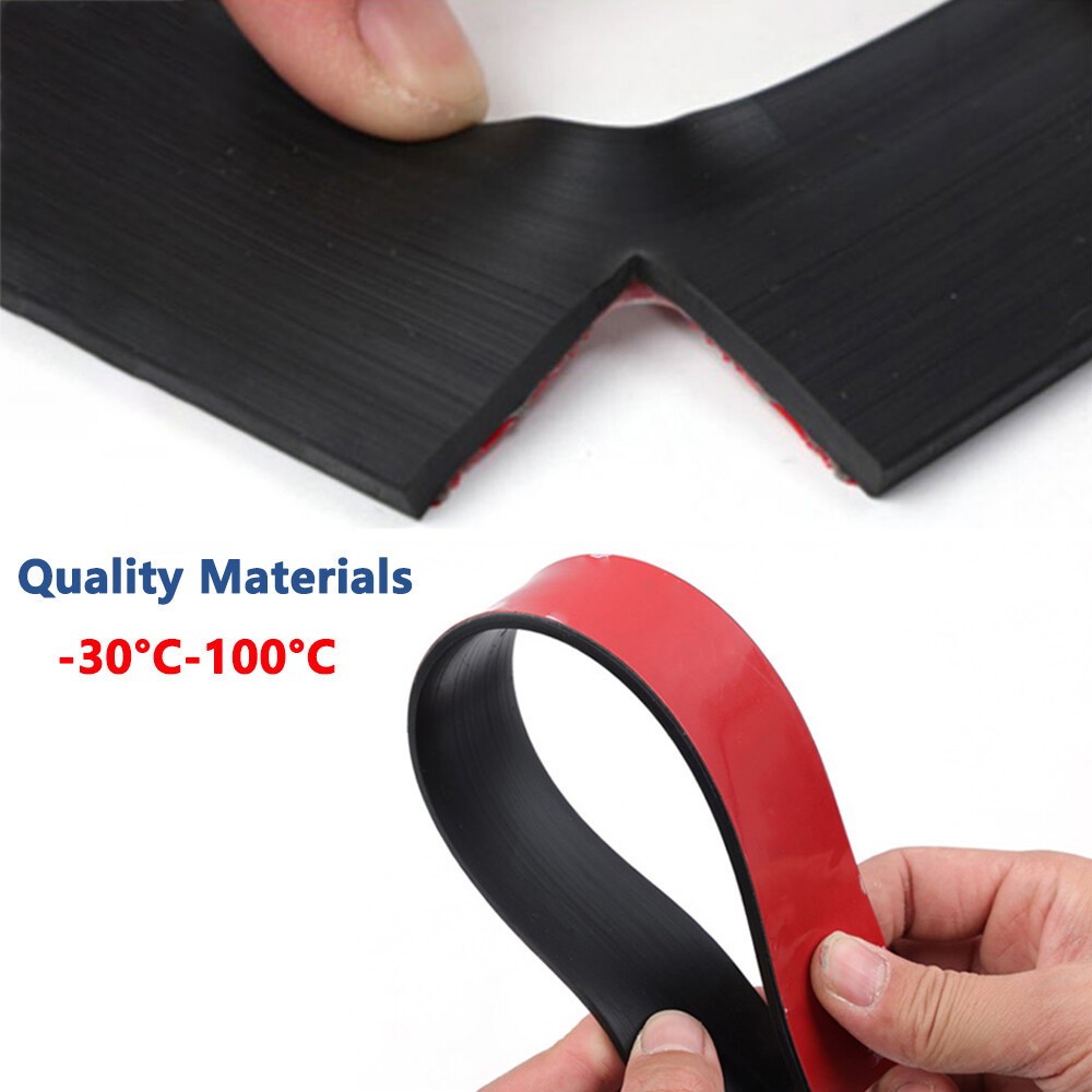Rubber Strip Self Adhesive Pads Adhesive Backed Solid Seals Gasket Various Sizes