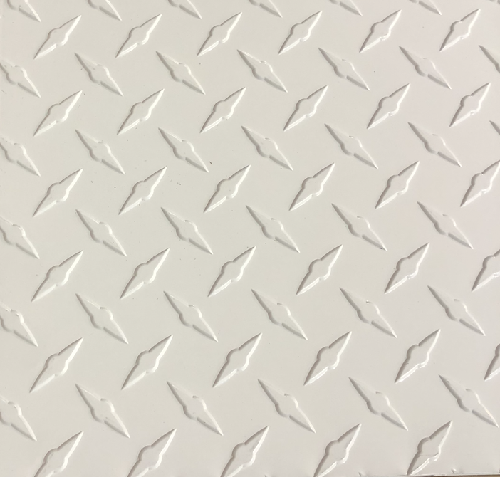 Diamond Plate Sheet .025" Aluminum Flashing Trim Guard - Various Colors, Sizes