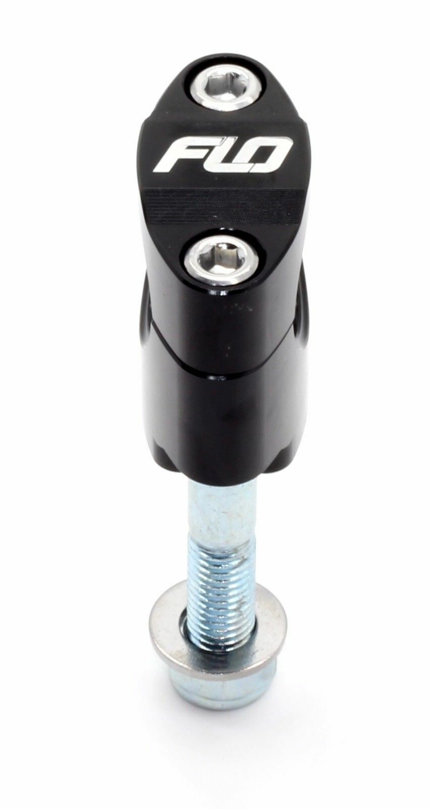 Flo Black Rubber Mount Fat 1 1/8" 28.5mm Oversize Handlebar Clamp Bar Mounts