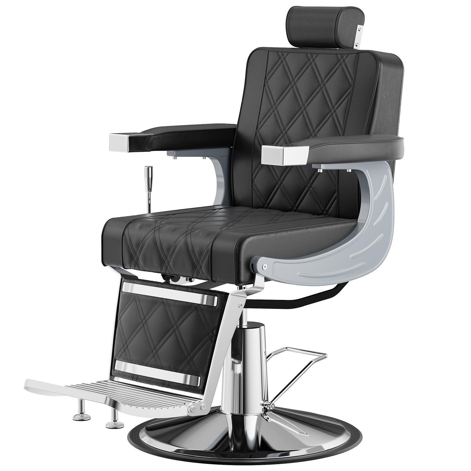 Reclining Barber Chair All Purpose Hydraulic Stylist Chair for Hair Salon Beauty