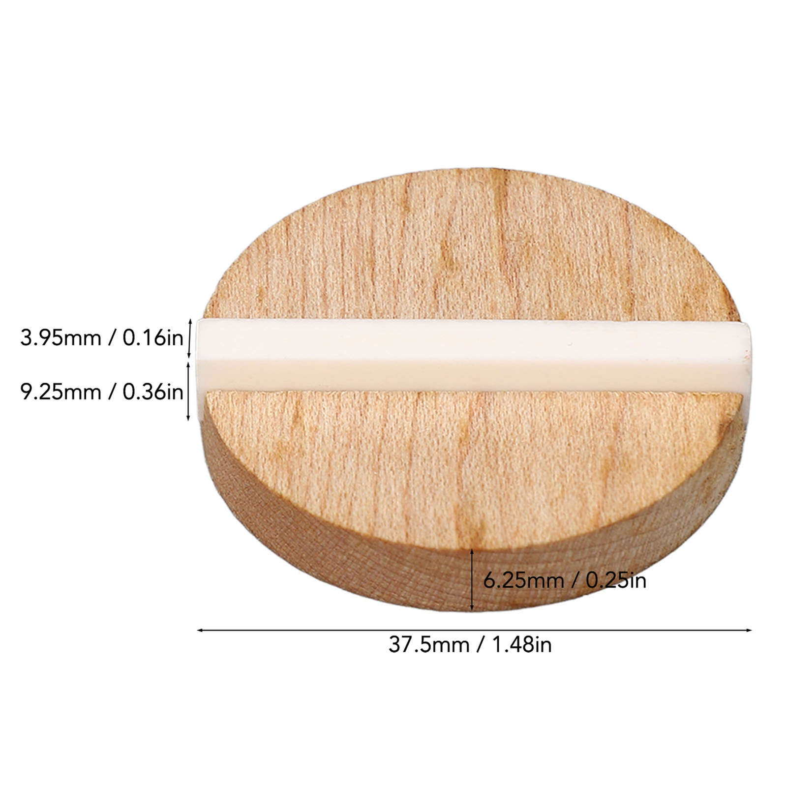 Guitar Resonator Biscuit Replacement Maple Wood Biscuit With Ox Bone Saddle CHU