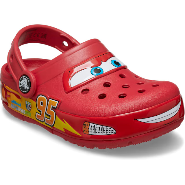 NEW Kid’s LIGHT-UP Lightning McQueen NWT Kid Shoe Clog Disney C8-J3 Sizes