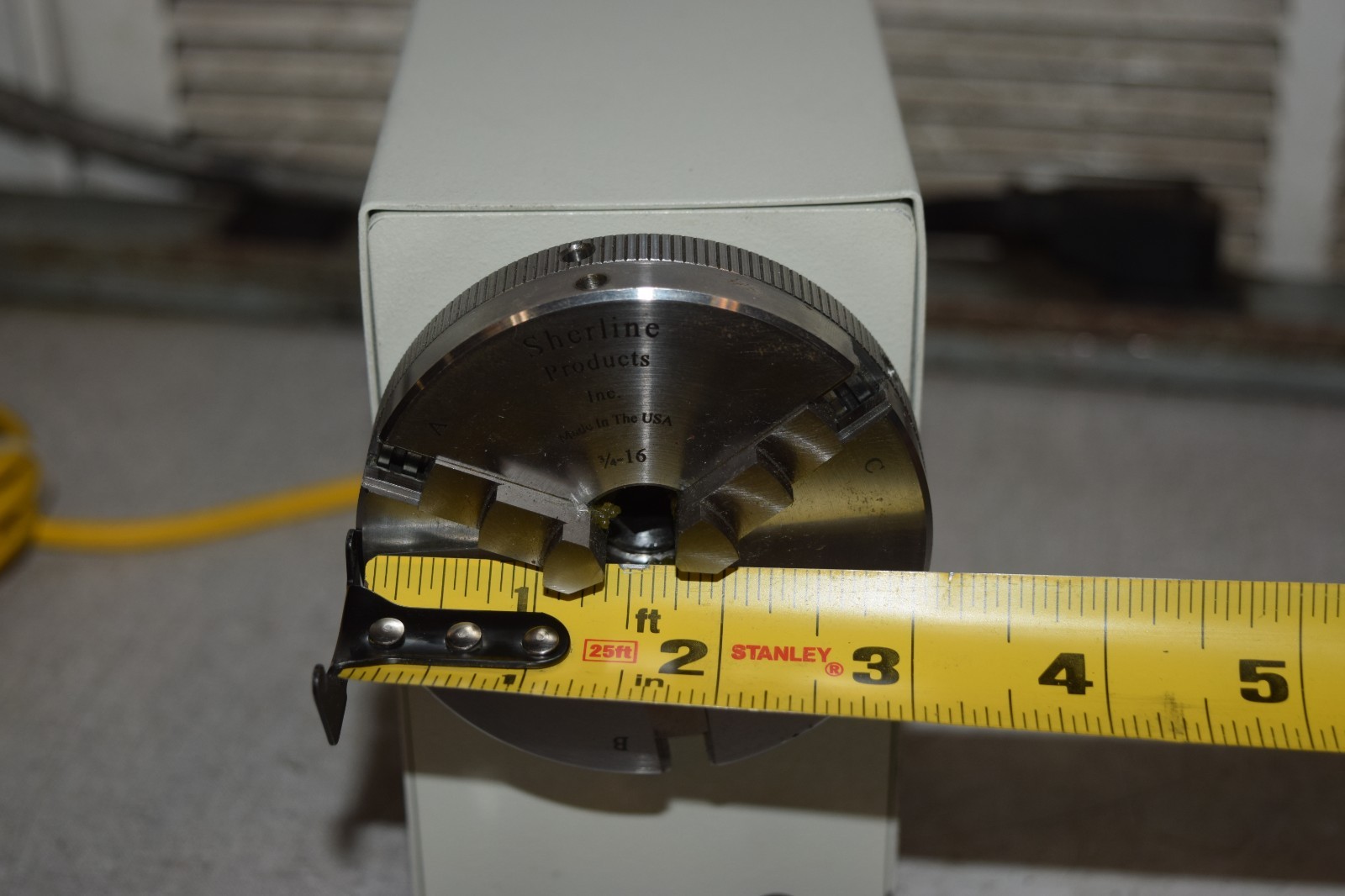 KWIK-TURN Table Sherline Products 3/4-16 Chuck