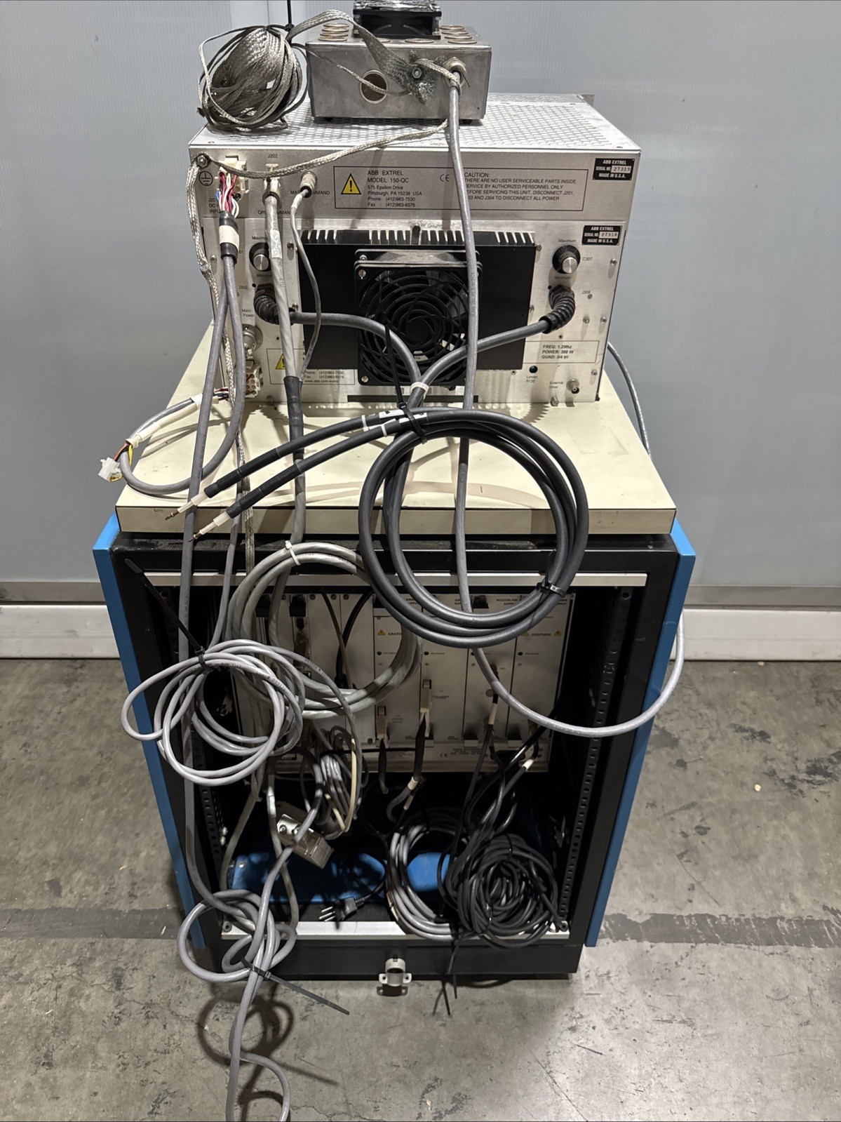 150QC Mass Spectrometer Quadrupole Controller 1.2Mhz 300Watts Merlin QMS