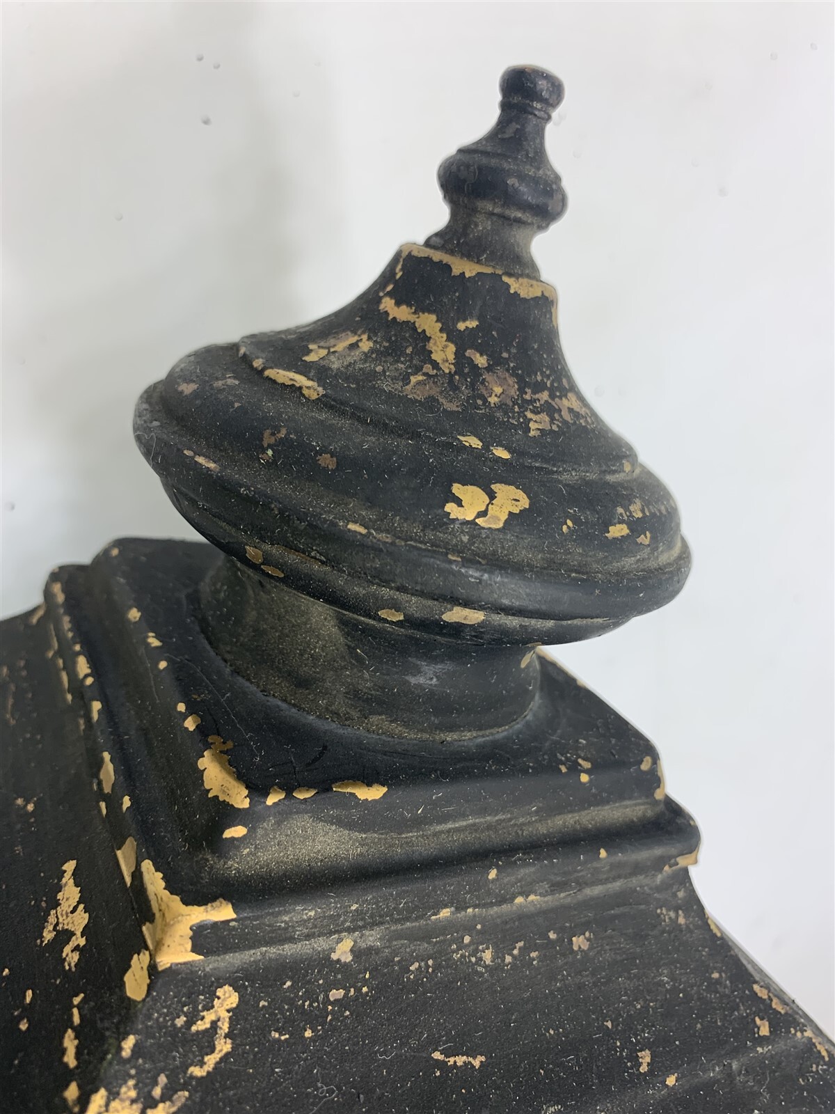 QTY 3 Black Painted Brass Vintage Carriage Lamps Lights Sconce Electric Gothic