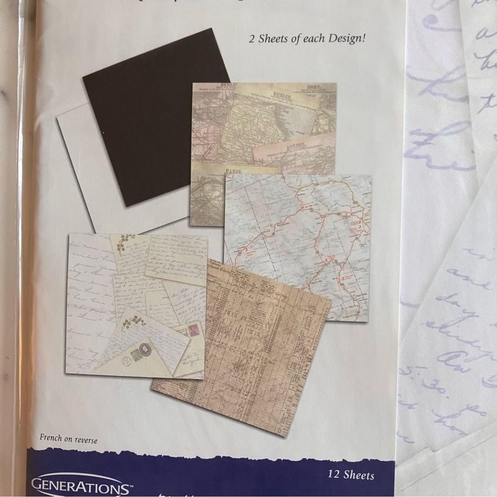 TLC 14 pgs Wedding Scrapbook Kit w/ coordinating stickers & embellishments black