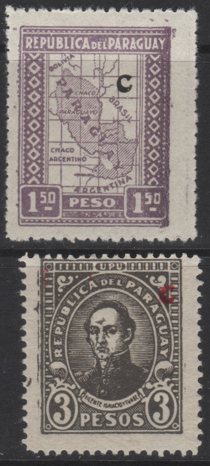 Paraguay Scott L23-L28 Interior Offices F/VF Mint/Used Selection 1927-1939