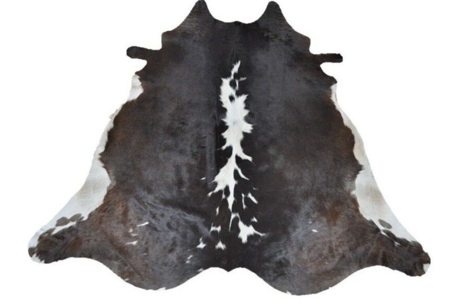 NEW LARGE 100% COWHIDE LEATHER RUGS TRICOLOR COW HIDE SKIN CARPET AREA