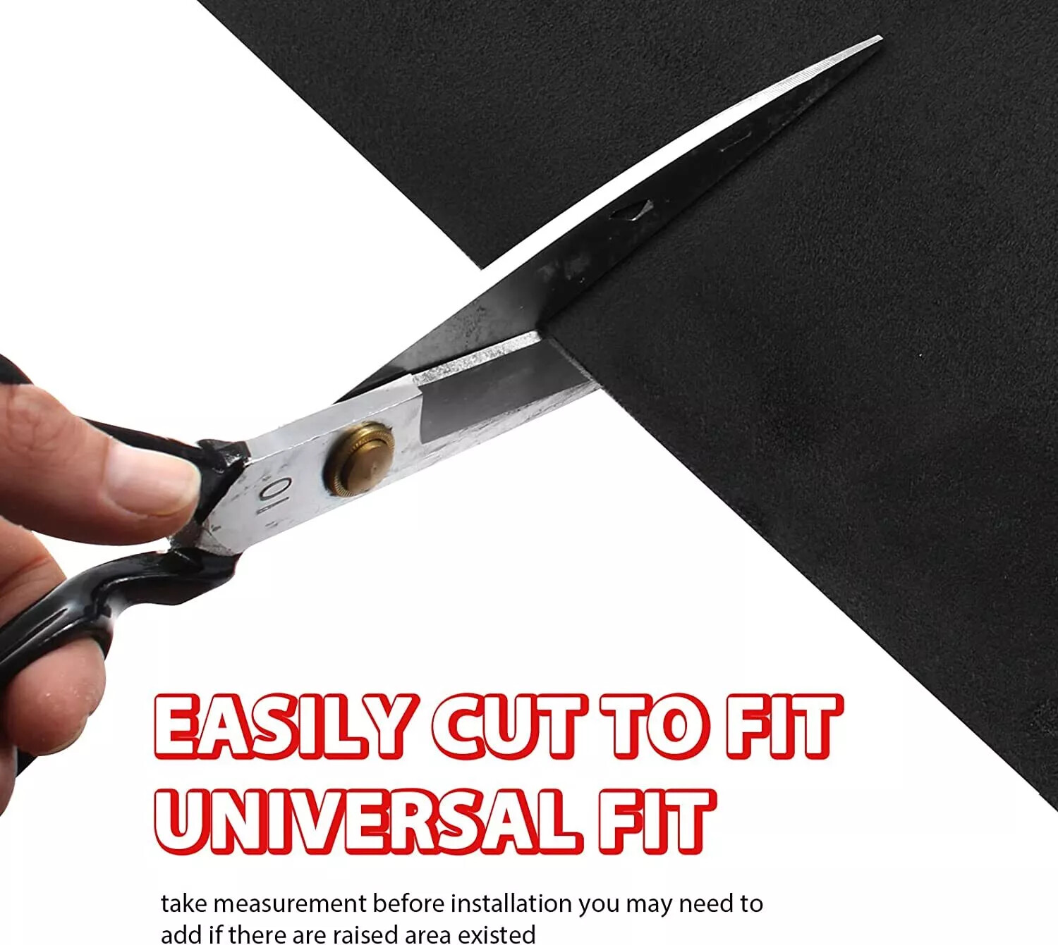 80"x60" Black Headliner Fabric Suede Pickup truck ceiling Liner Sag Upholstery