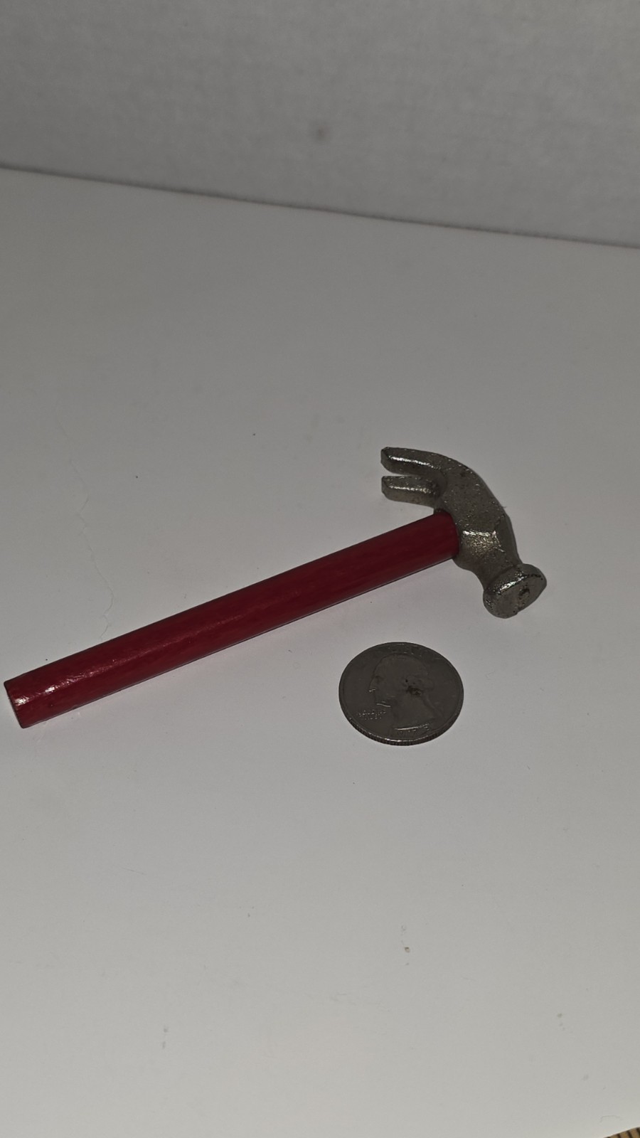 Vintage Tiny Small Mini Toy Pocket Salesman Sample Miniature Claw Hammer E8