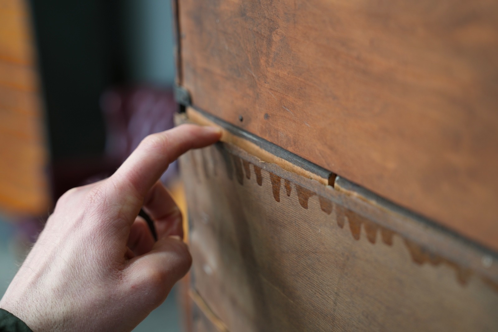 Vintage Macey Lawyer Barrister Bookcase shelf wood Cabinet Glass Doors Antique