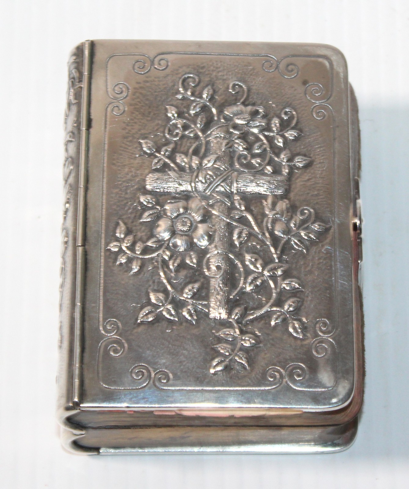 Vtg Sterling Silver .925 Cover Book Of Common Prayer 1892 & Hymns
