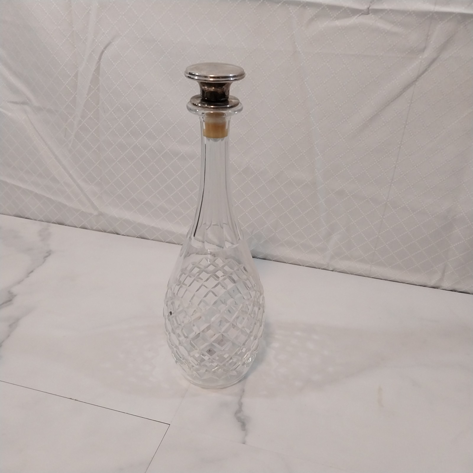 Vintage Baccarat Imported crystal Decanter France 12"