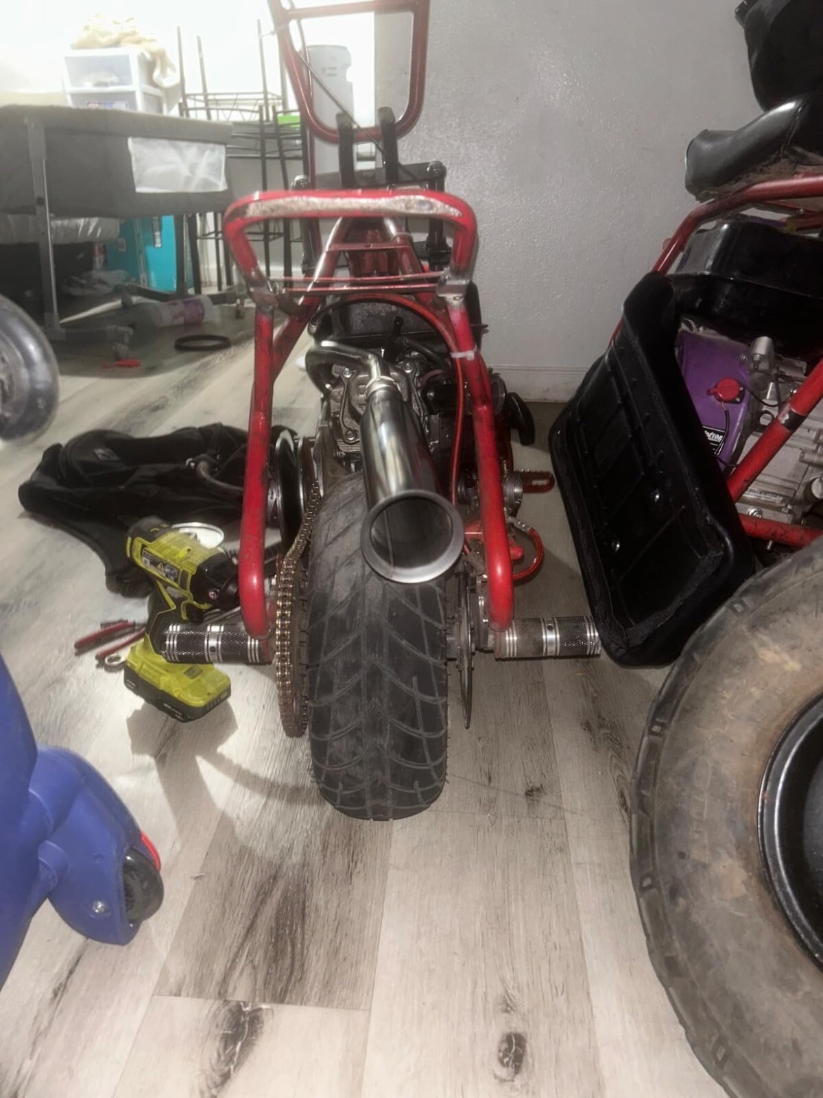 Central Pipe for Predator 212 w/Monster Mega Moto MMB80 MMB105 Motovox MBX10