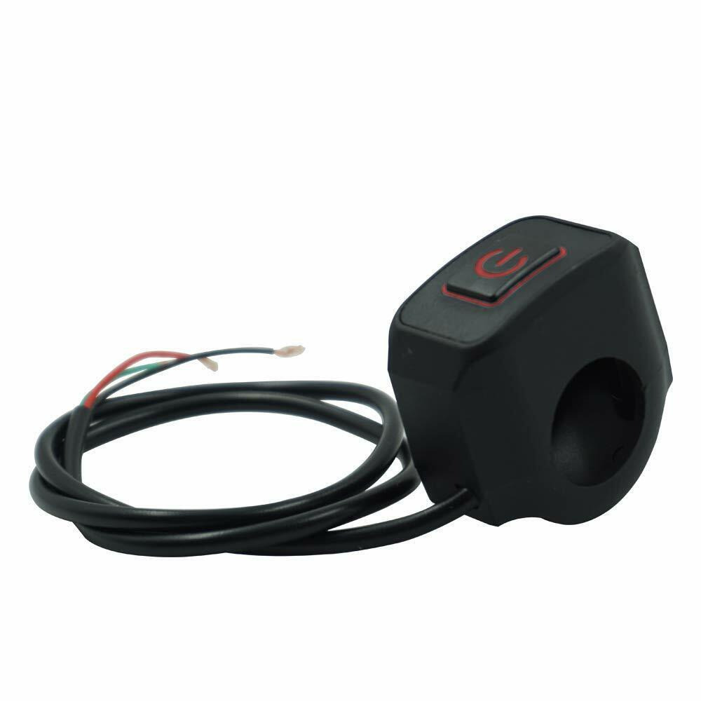 7/8" Motorcycle / Scooter Fog Light Flip Switch On Off DC 12V Handlebar Mounted