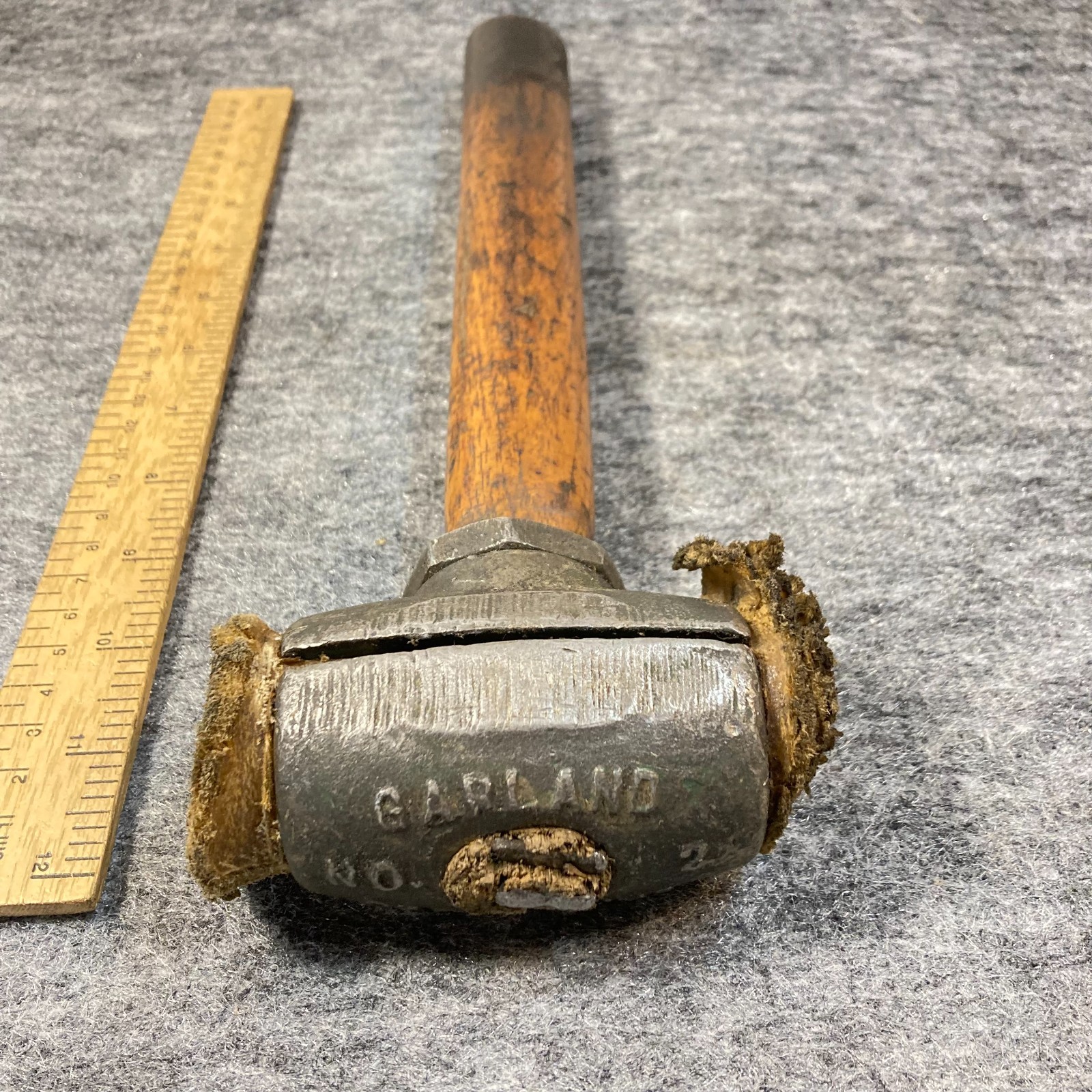 Garland Hammer #2 Rawhide Face 13" Wood Handle 2lb. 3oz. TW USA