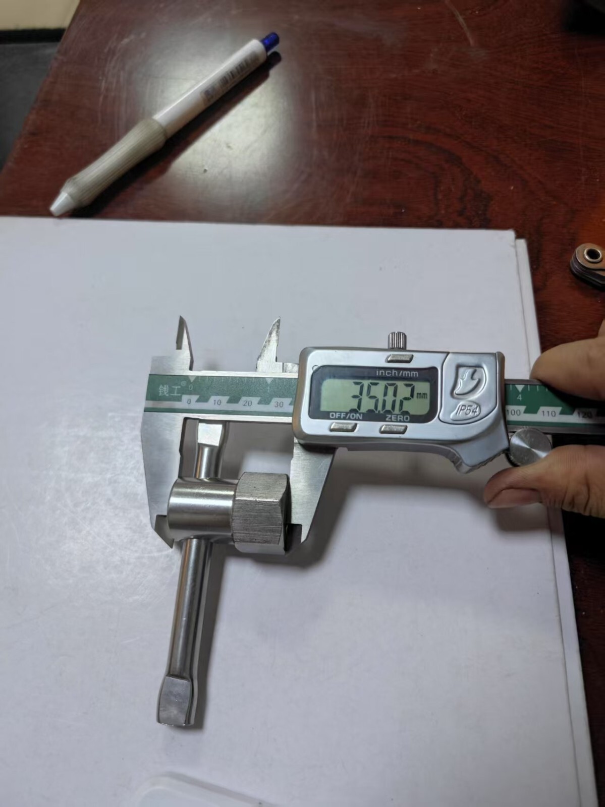 Wilton Style Bench Vise Lock Down Handle Nut Swivel Handle 7/16-14 Stainless