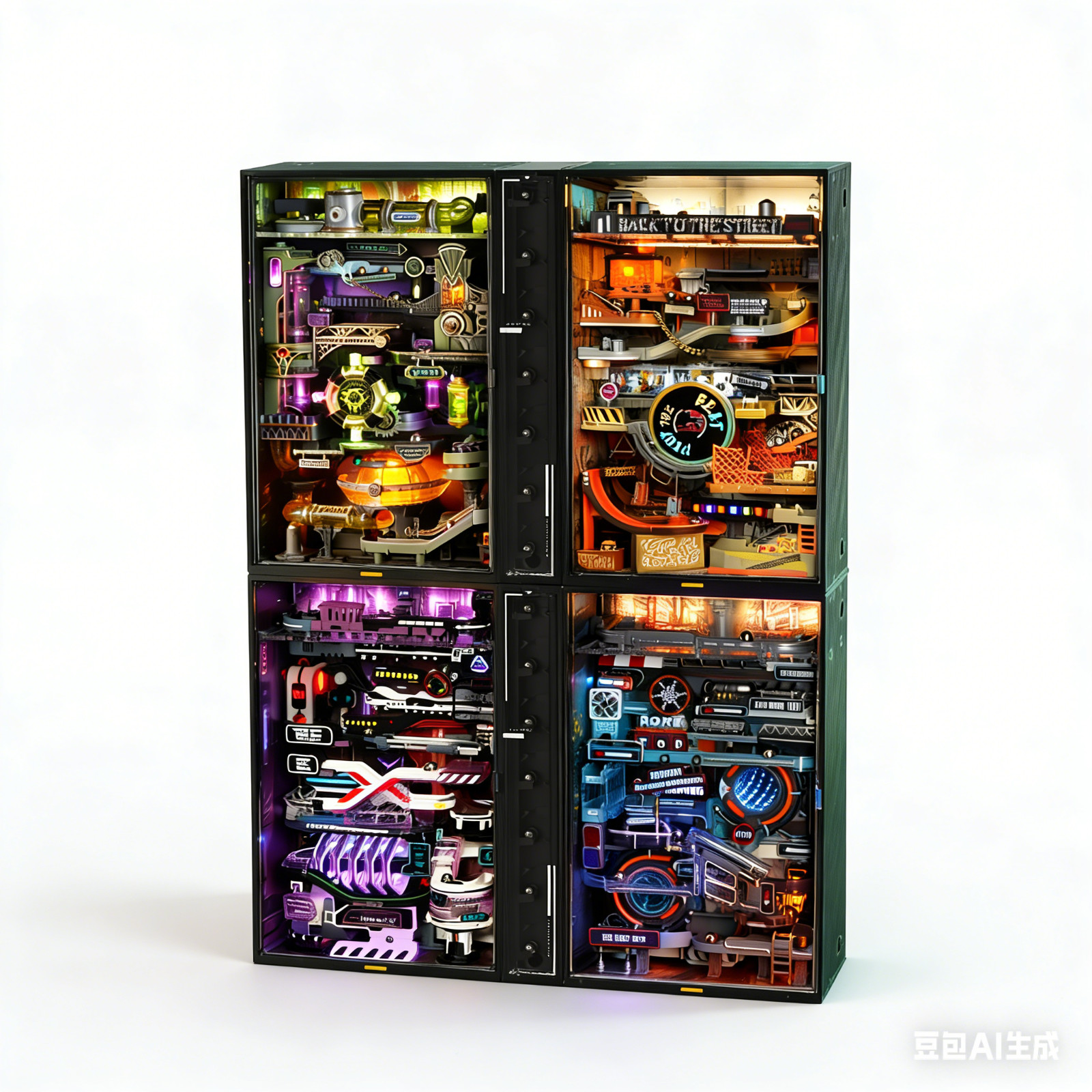 ROKR Parallel World 3D Puzzle Model Kits Marble Run DIY Building Toys Xmas Gifts