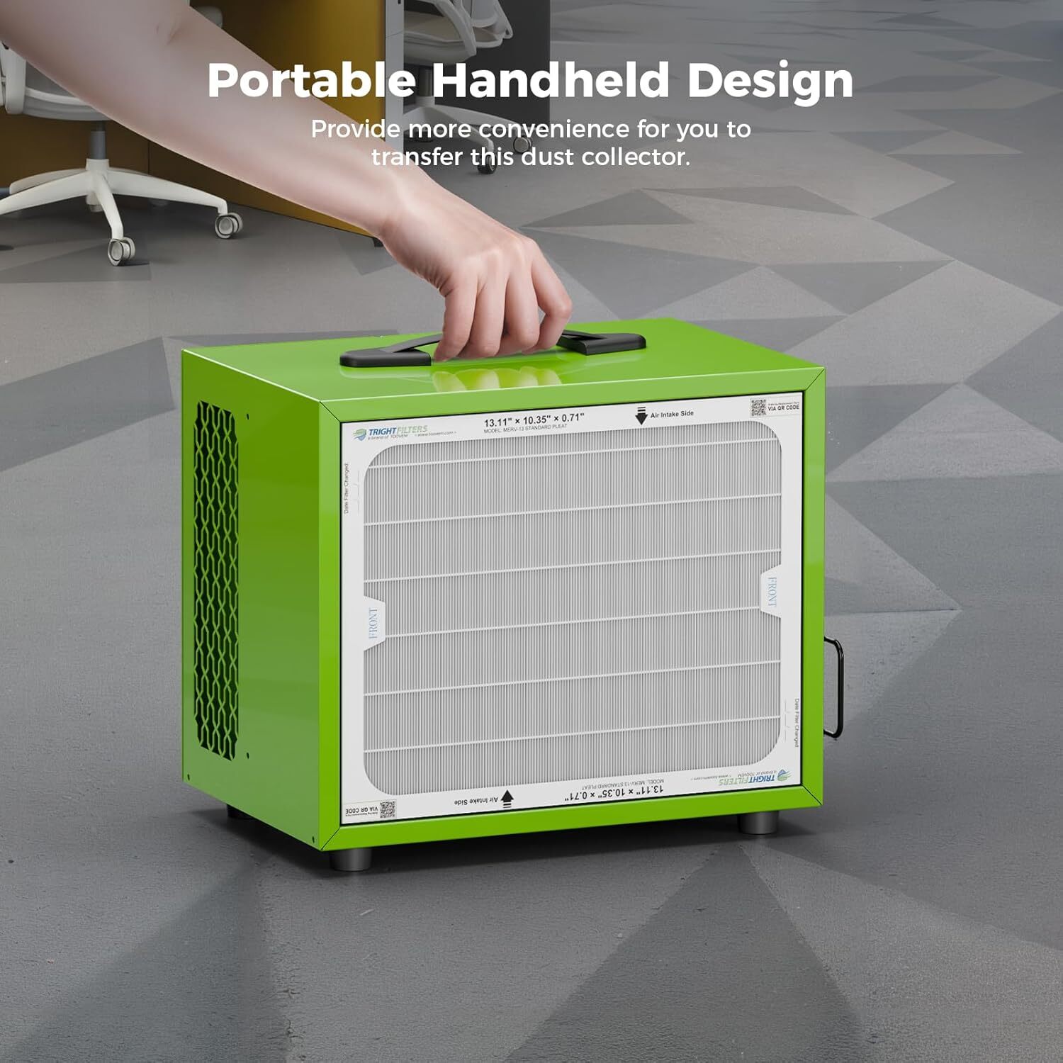 ALORAIR Purecare 780S Air Filtration Systems Dust Collectors Portable Movable