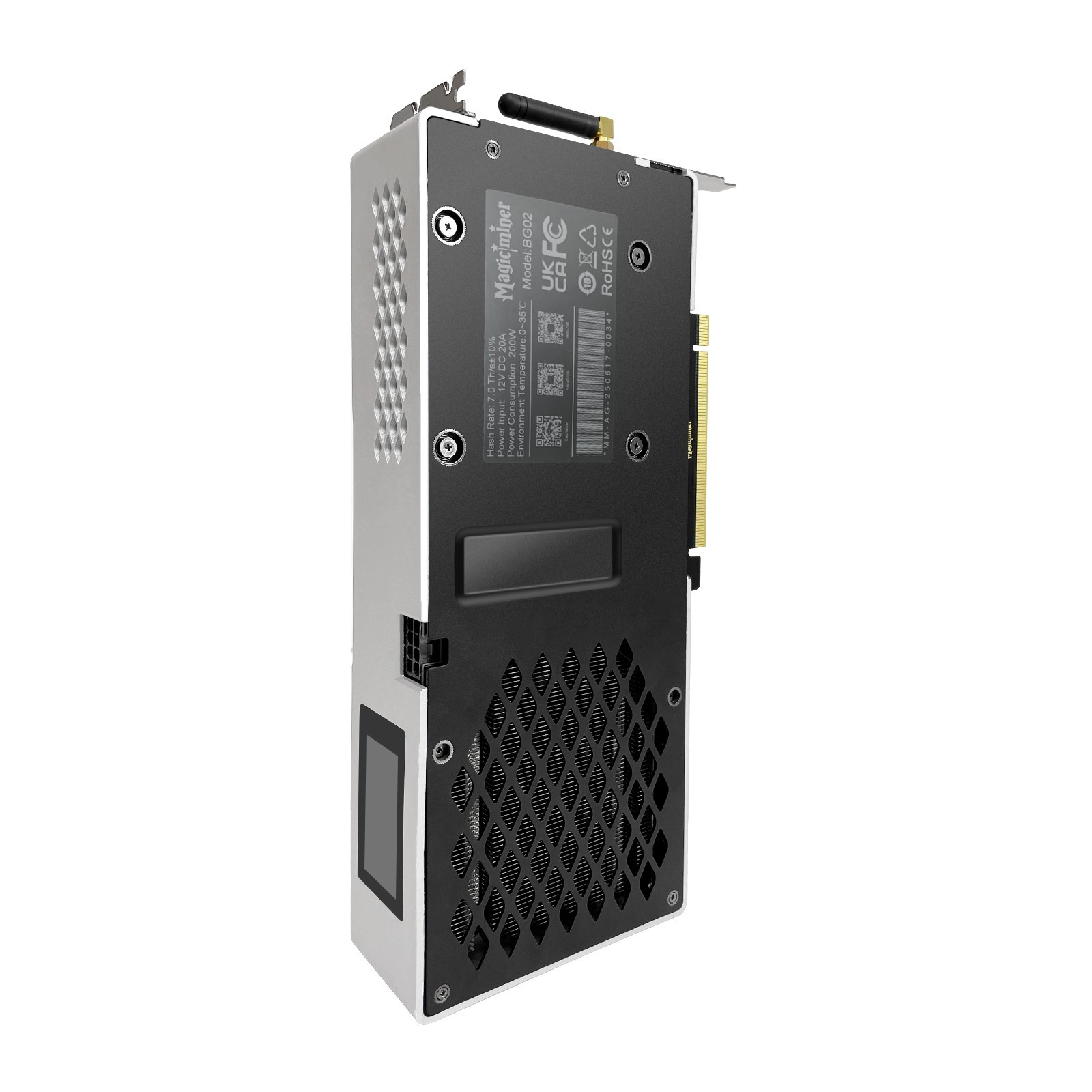 US Ship Magic Miner BG02 7.0Th/S WIFI SHA-256 Bitcoin BTC BCH Miner Solo Mining