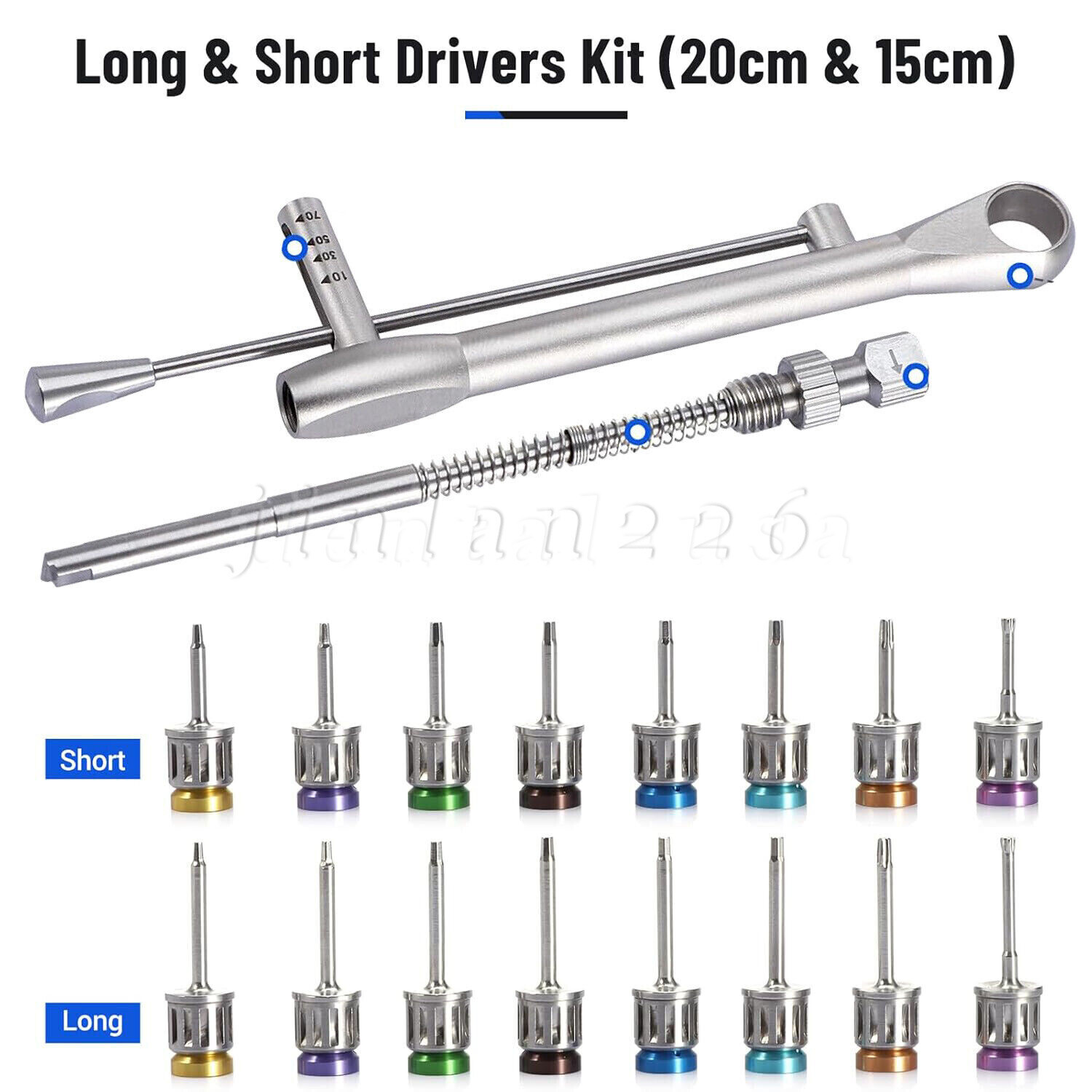 Universal Implant Prosthetic Kit Screwdriver Hex Driver Torque Wrench