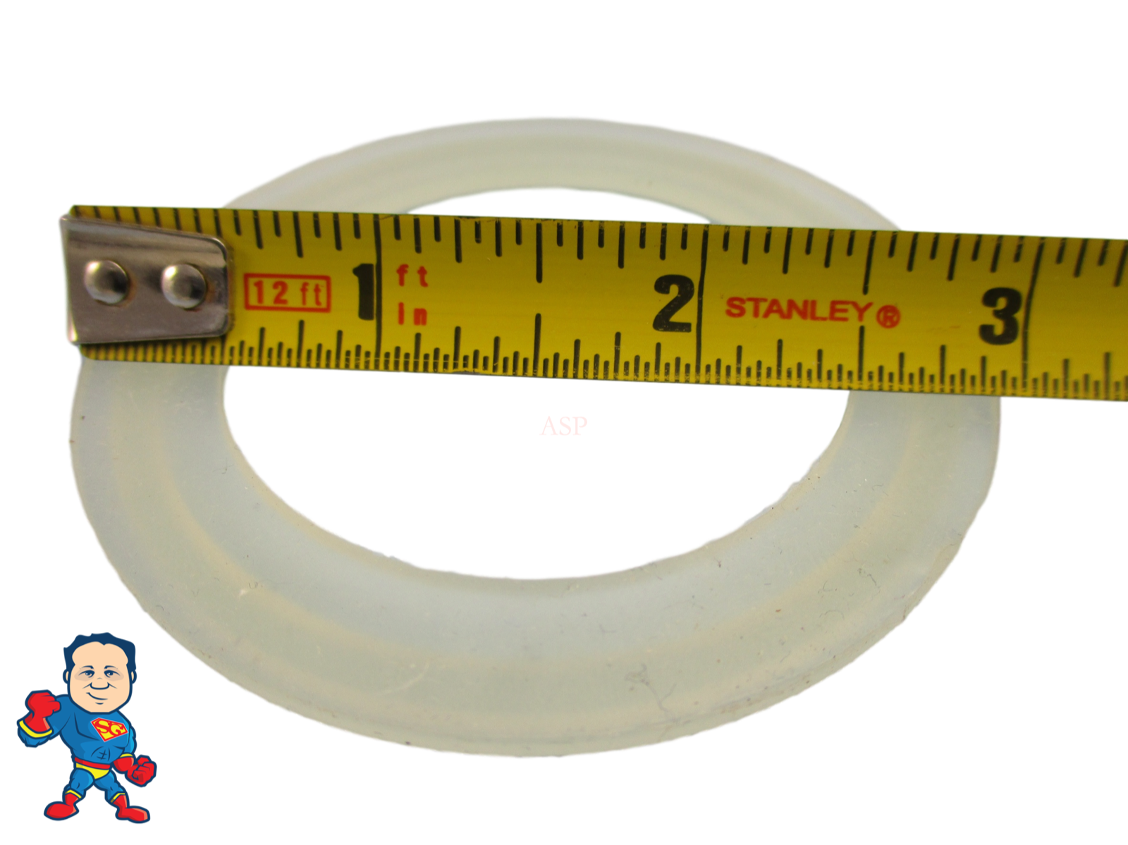 Hot Tub Spa 2" Heater or Pump Union Gasket Combo (1) 2 1/2" Lip & (1) 2 5/8" Lip