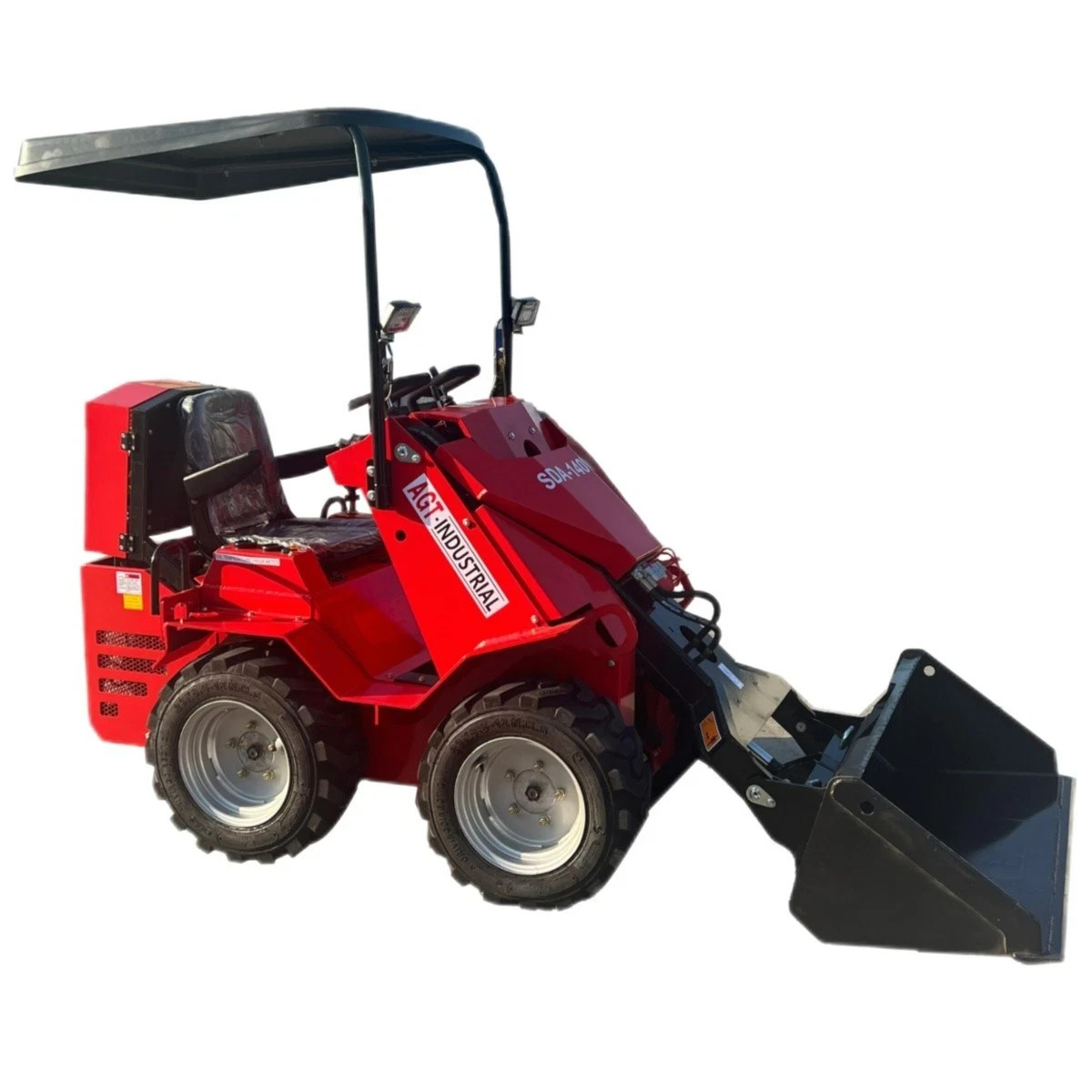 AGT SDA-140W mini skid steer compact wheel loader ride-on