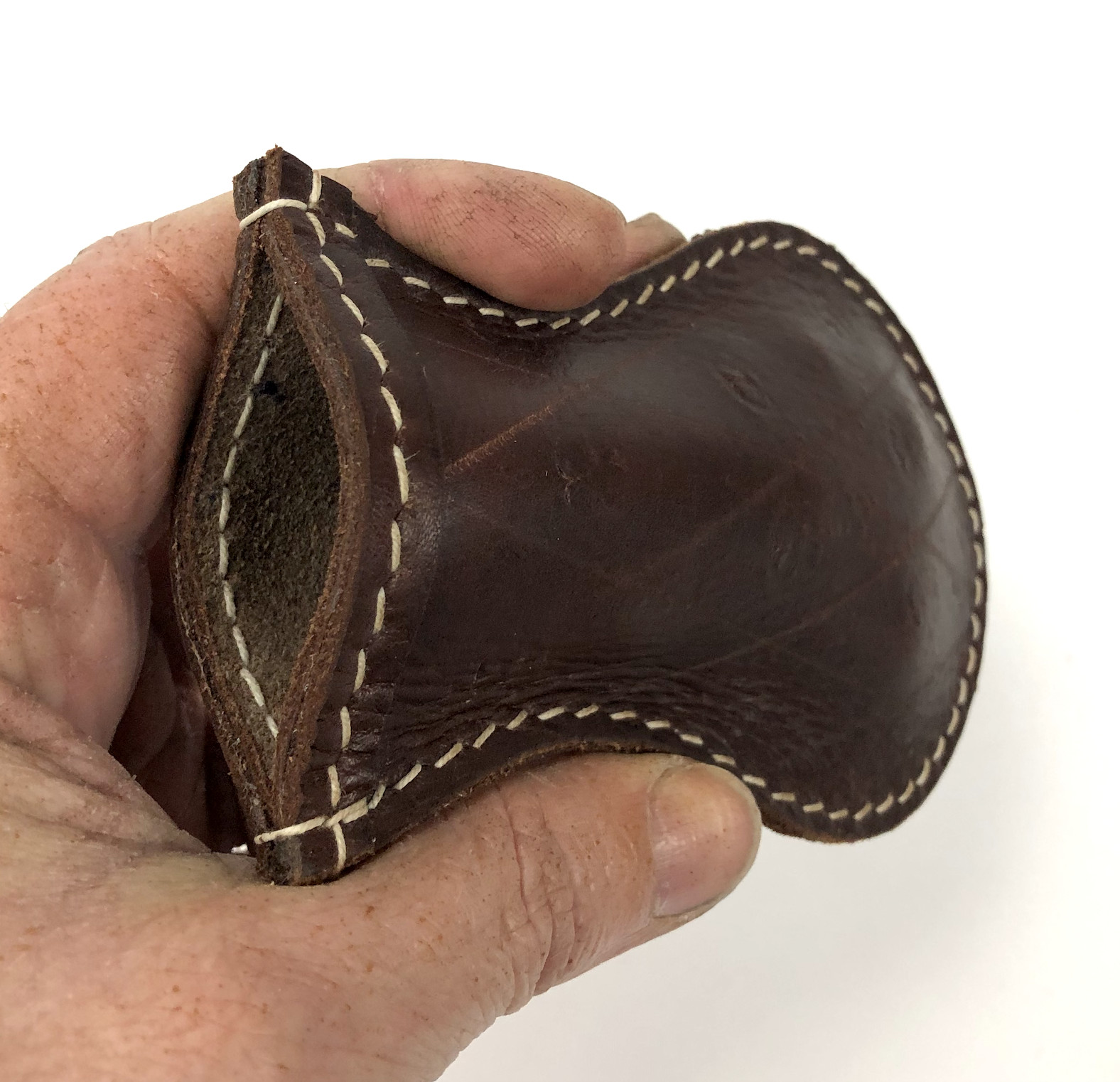 Embossed Leather Ball Bag for Round Ball