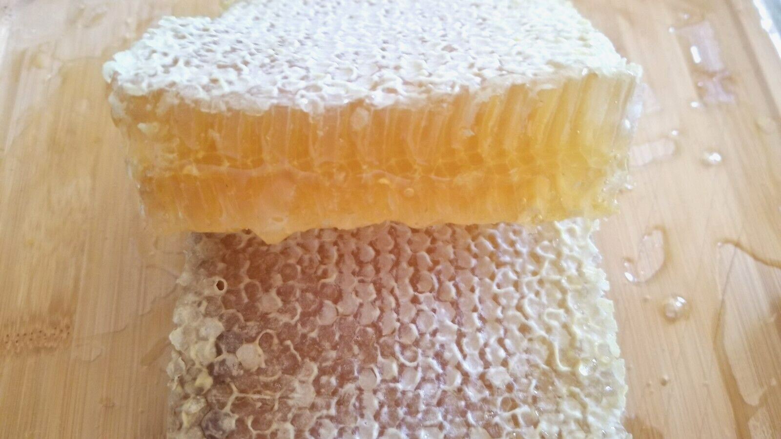 Raw Chunk Honey-1 lb (454g) - 100% Wildflower Local Organic Unfiltered GLASS JAR