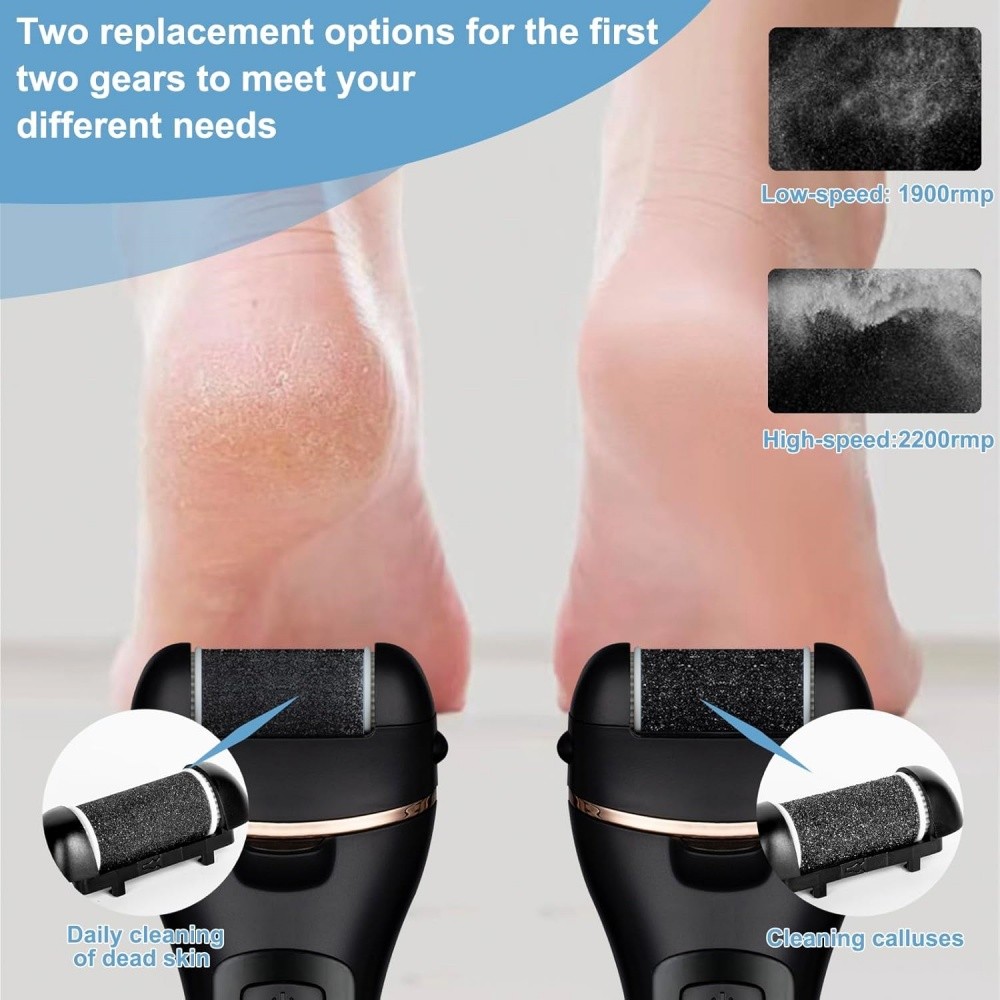 Professional Electric Foot Grinder File Callus Dead Skin Remover Pedicure Tool