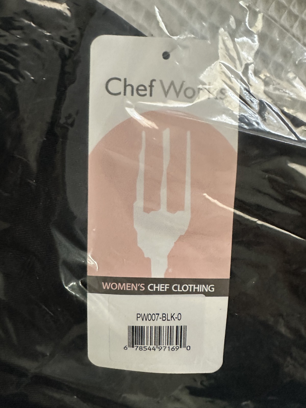 NEW! Genuine! Chef Works Professional Women Black Chef Pants PW007-BLK-0
