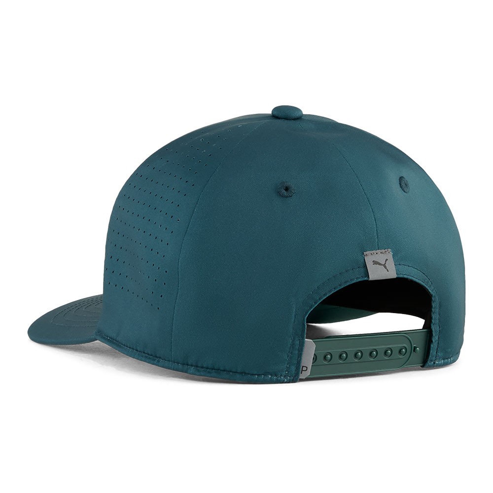 NEW Puma Golf Tech P Snapback Hat Cap - Green Terrain