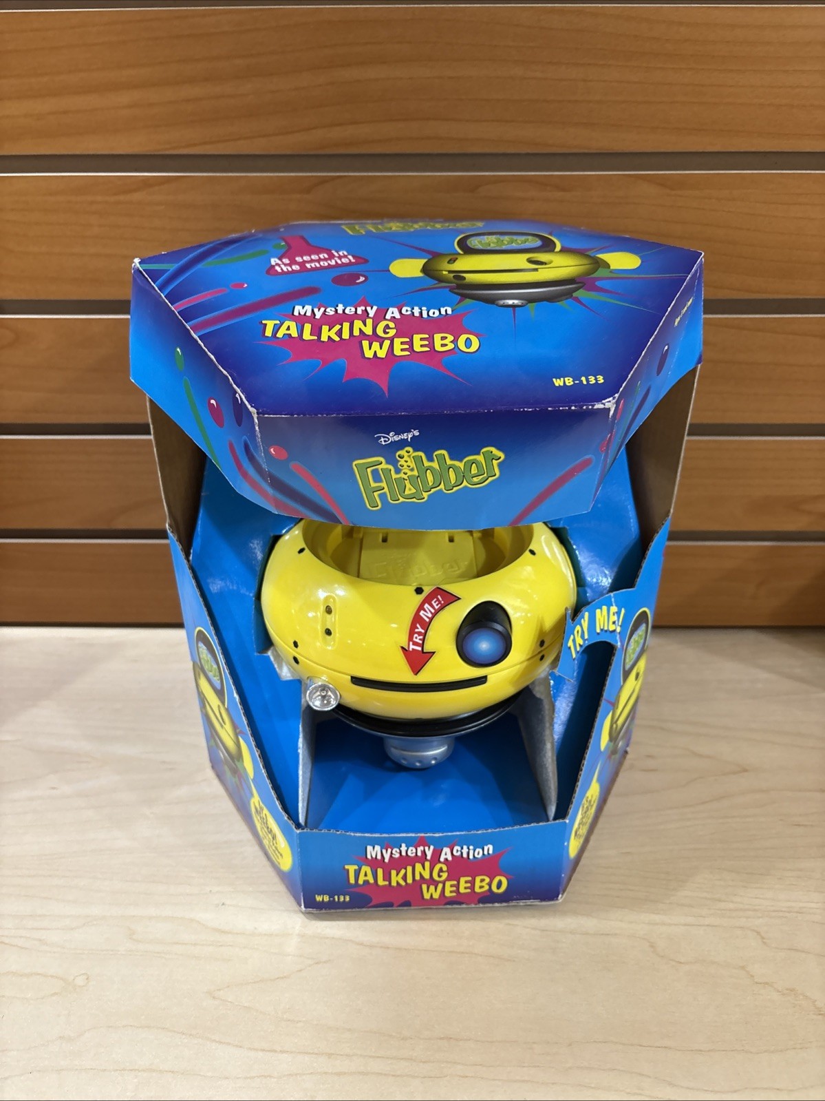 Disney Flubber Talking Weebo Robot Voice Activated Movement & More New