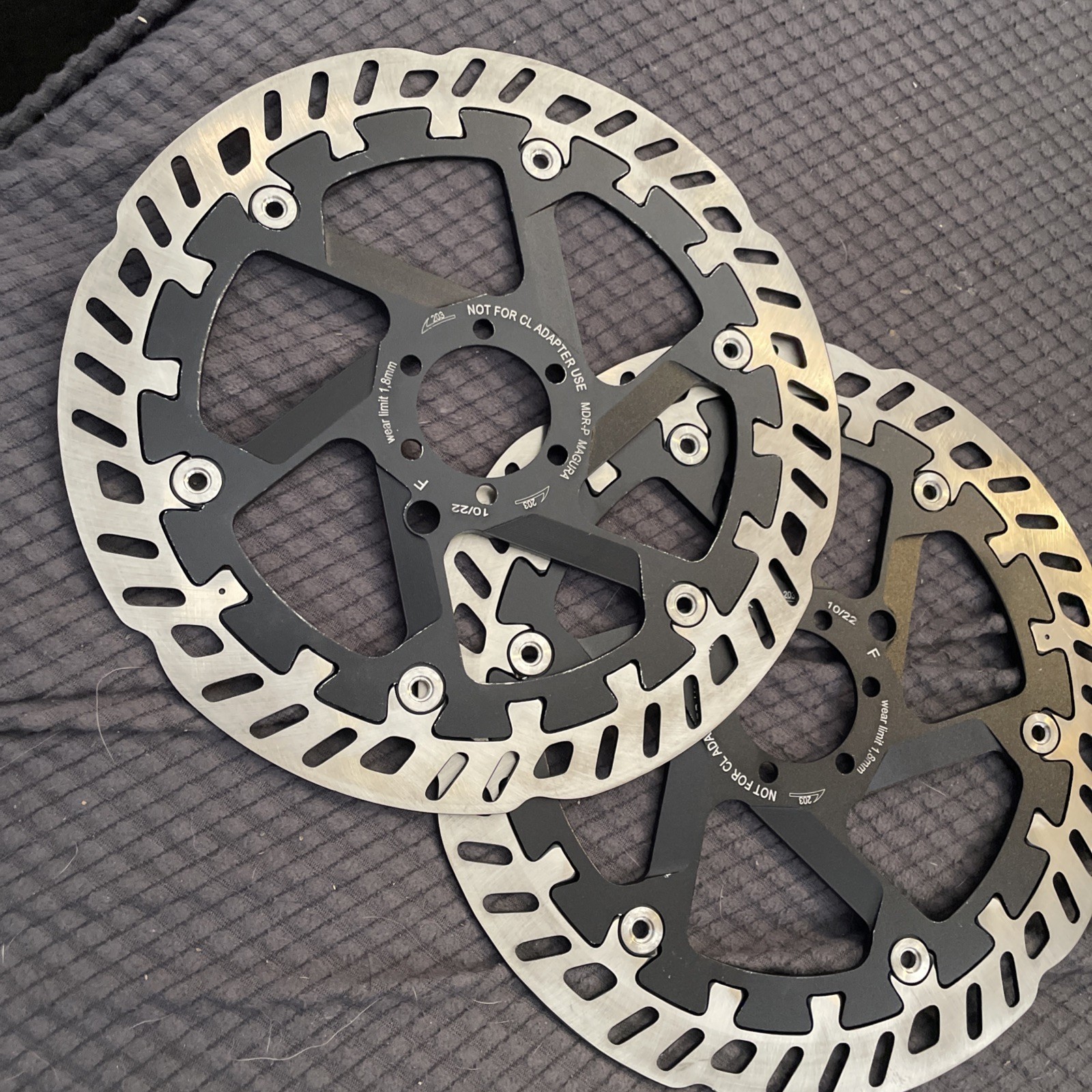 Pair Of magura mdr-p 203mm Brake Rotors