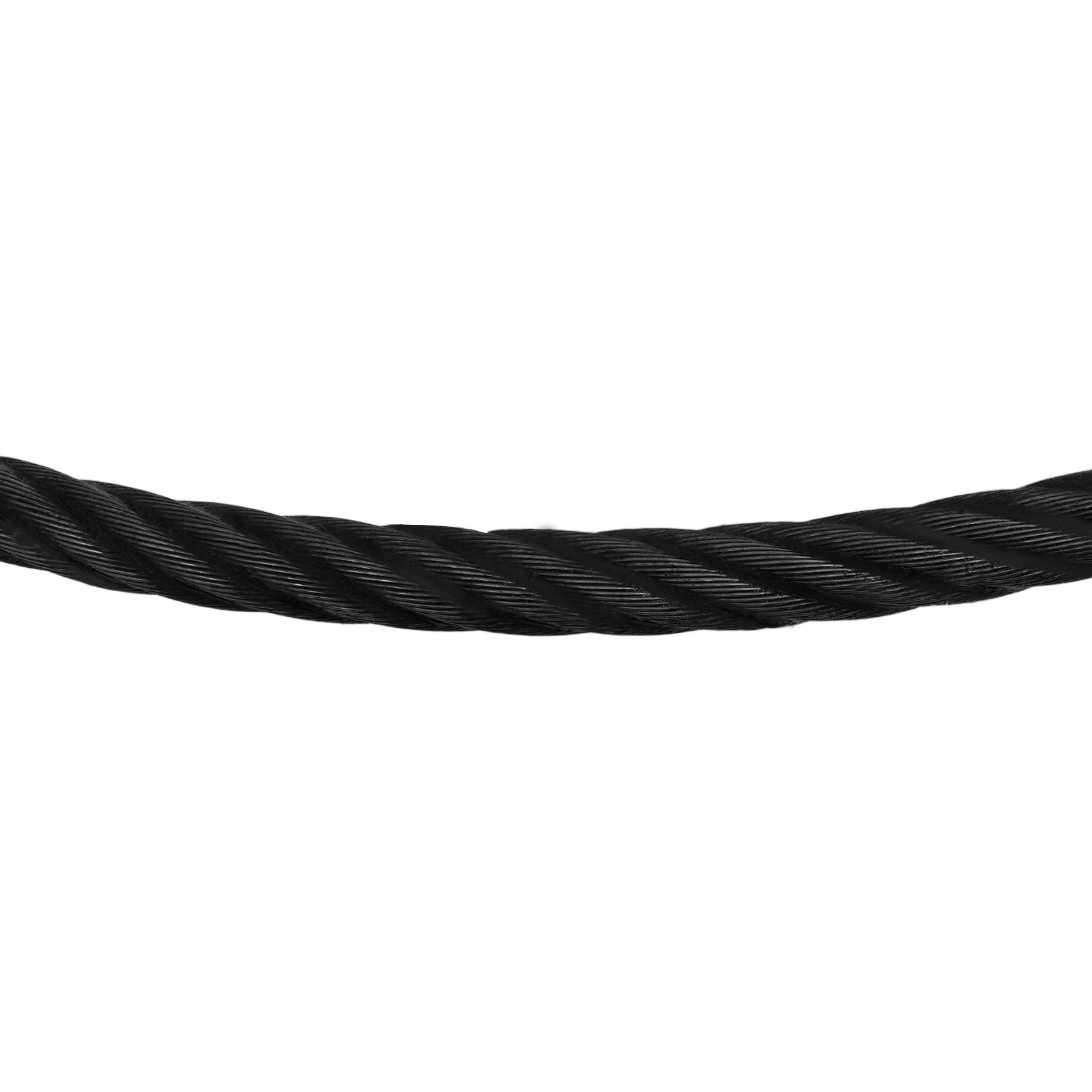 1/2" x 100ft Wire Rope Carbon Steel Winch Cable with Self Locking Swivel Hook