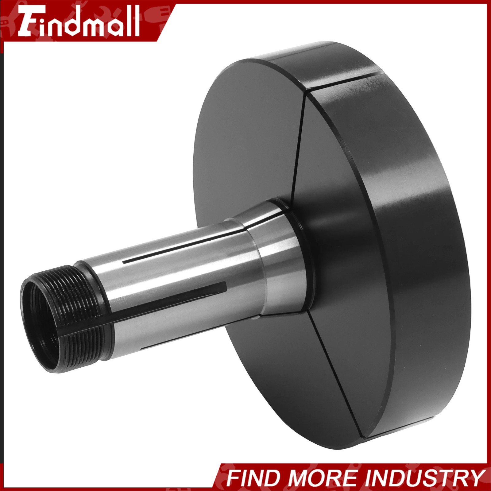 Findmall 5 Inch 5C Step Collet 1-1/8 Bore Precision Ground Steel Lathe Tool