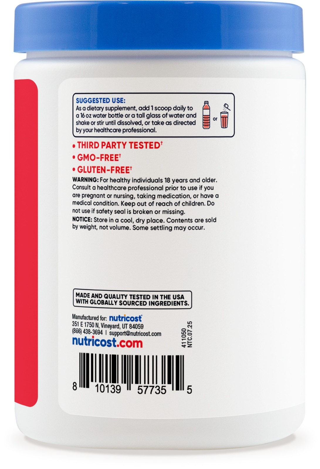 Nutricost Electrolytes Complex Powder (Watermelon) 60 Servings - Zero Sugar