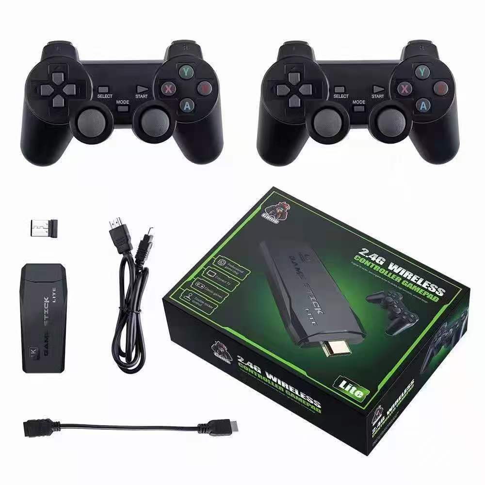 Retro Game Console 4K HDMI Output Plug and Play 20000+ Game Gamepad Controllers