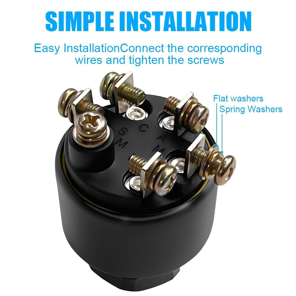 Ignition Starter Switch Push to Choke for Johnson Evinrude Inboard Outboard