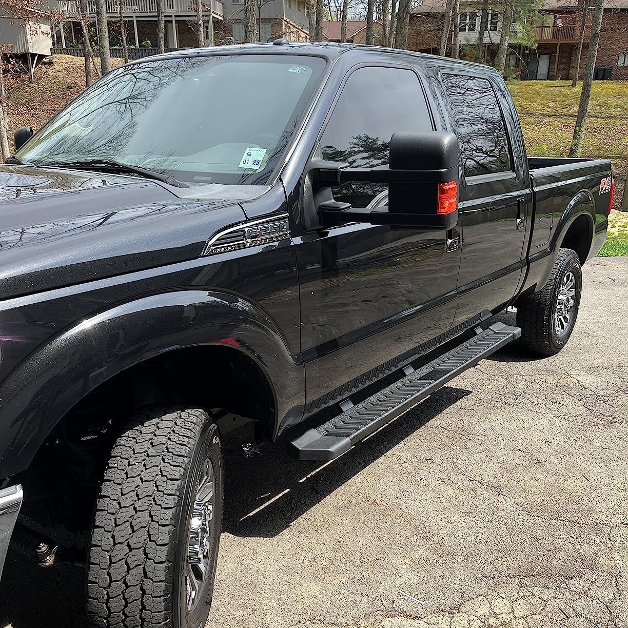 Fit 2017-2024 FORD F250 F350 F450 Superduty Crew Cab Running Board Bar Side Step