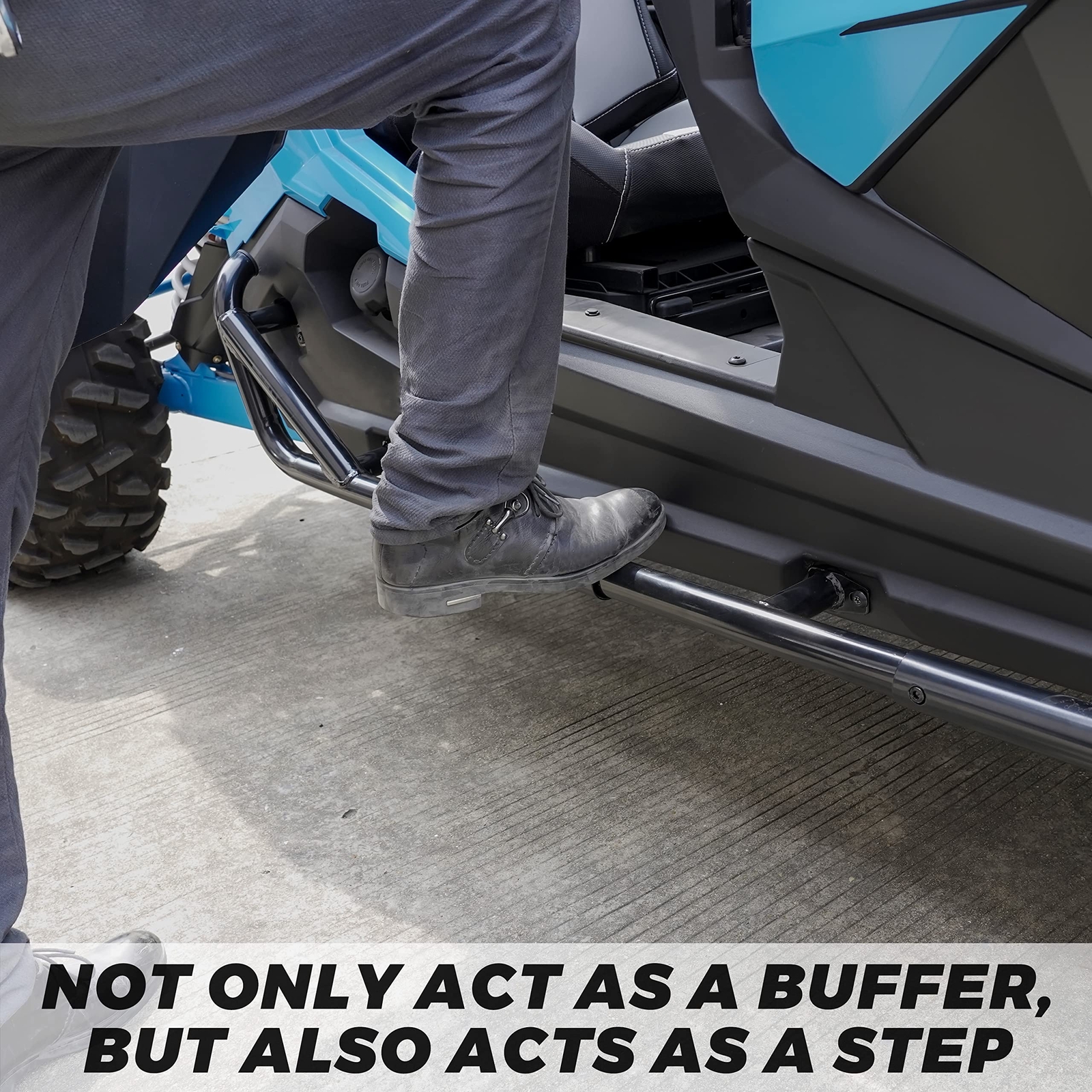 For Polaris RZR XP 4 1000 4 900 Turbo 4 Seat 2015-2023 Nerf Bars Rock Sliders