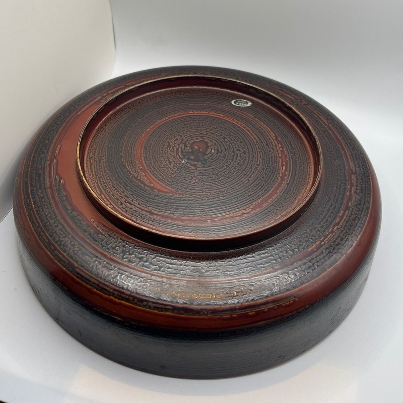 Vintage Marusei Art Japanese Lacquerware Tea Serving Tray