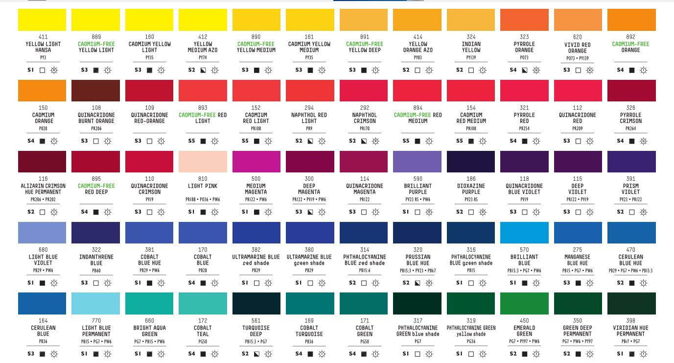 LIQUITEX Heavy Body Acrylics CHOOSE 2-3-4 DIFF COLORS for a 10% 15% 20% Discount