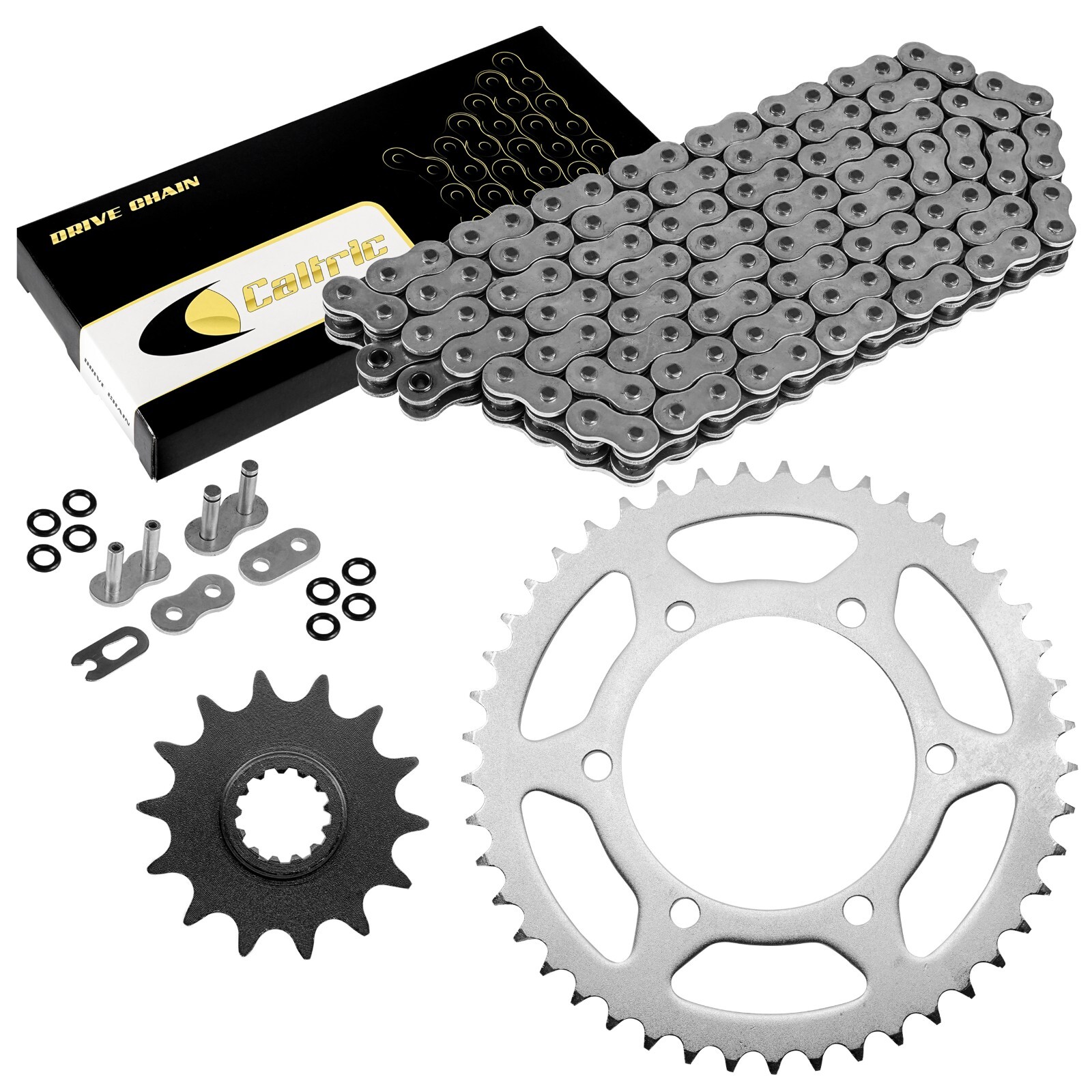 O-Ring Drive Chain & Sprockets Kit for Kawasaki EX250J Ninja 250R 2008-2012