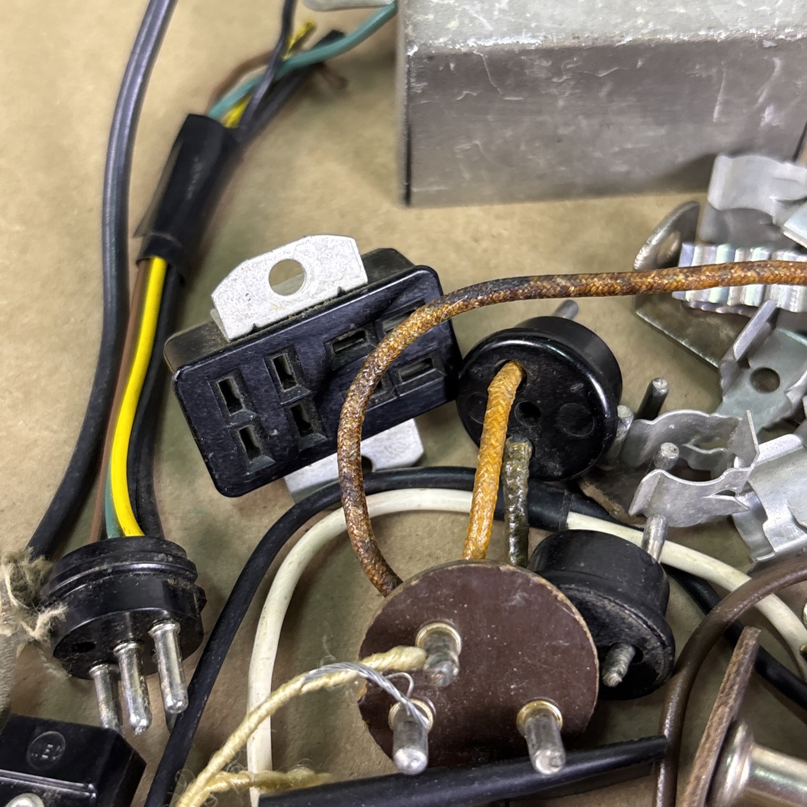 Miscellaneous Lot of Various Ham Radio Sockets and Parts Junk Drawer Lot