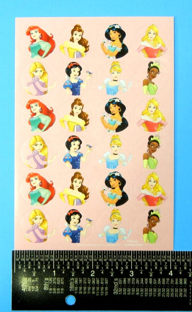 Princess Disney Sticker Sheet
