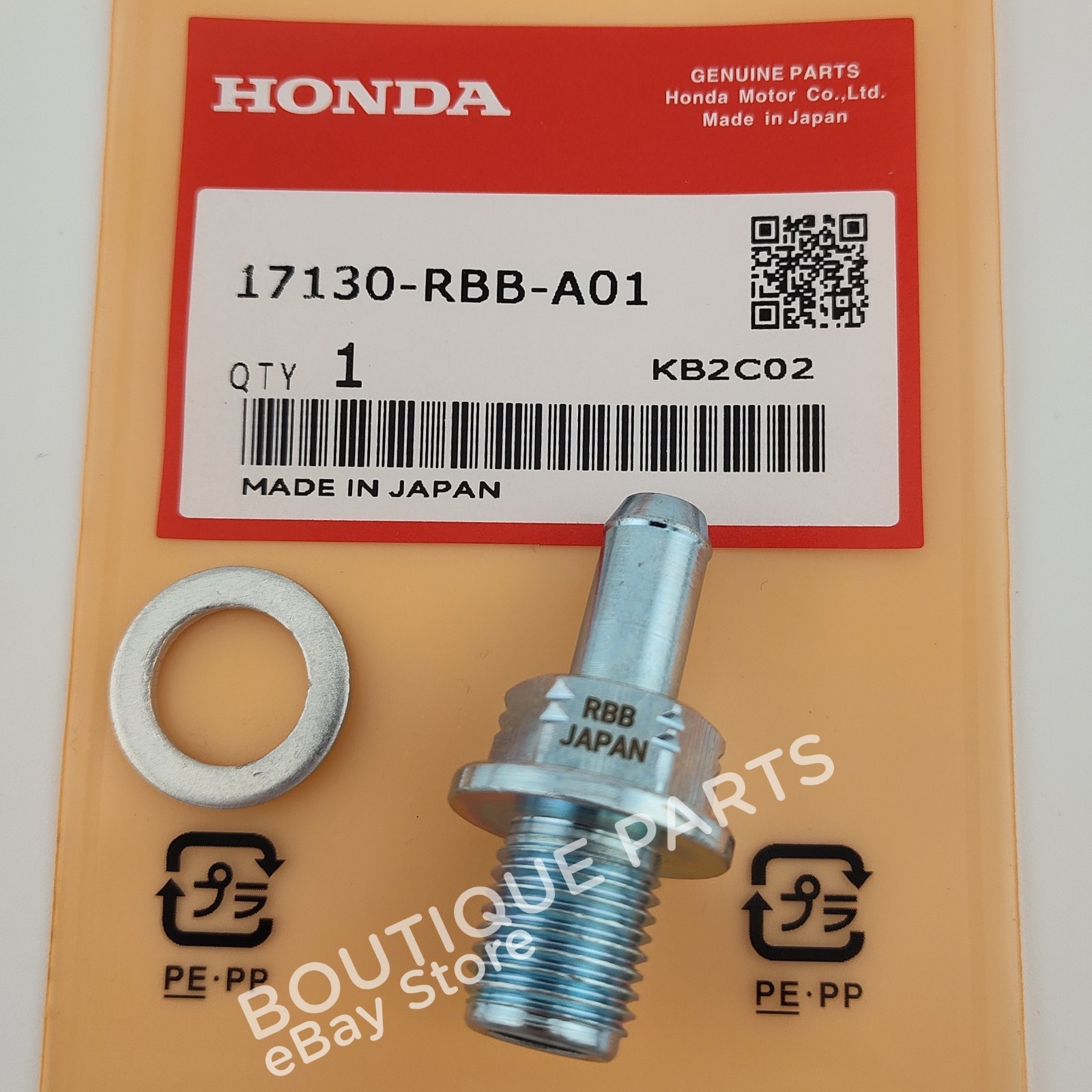 OEM Genuine for Honda PCV Valve Washer 17130-RBB-A01 Accord Civic CR-V Acura TSX