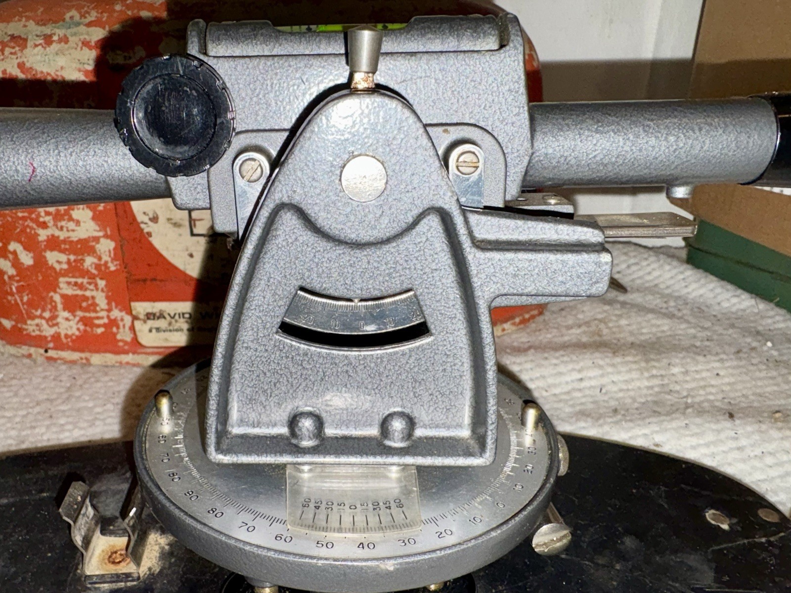 David White Meridian Realist Model 8080 Transit Level w/ Case